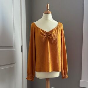 Michael Kors Golden Long Sleeve Blouse